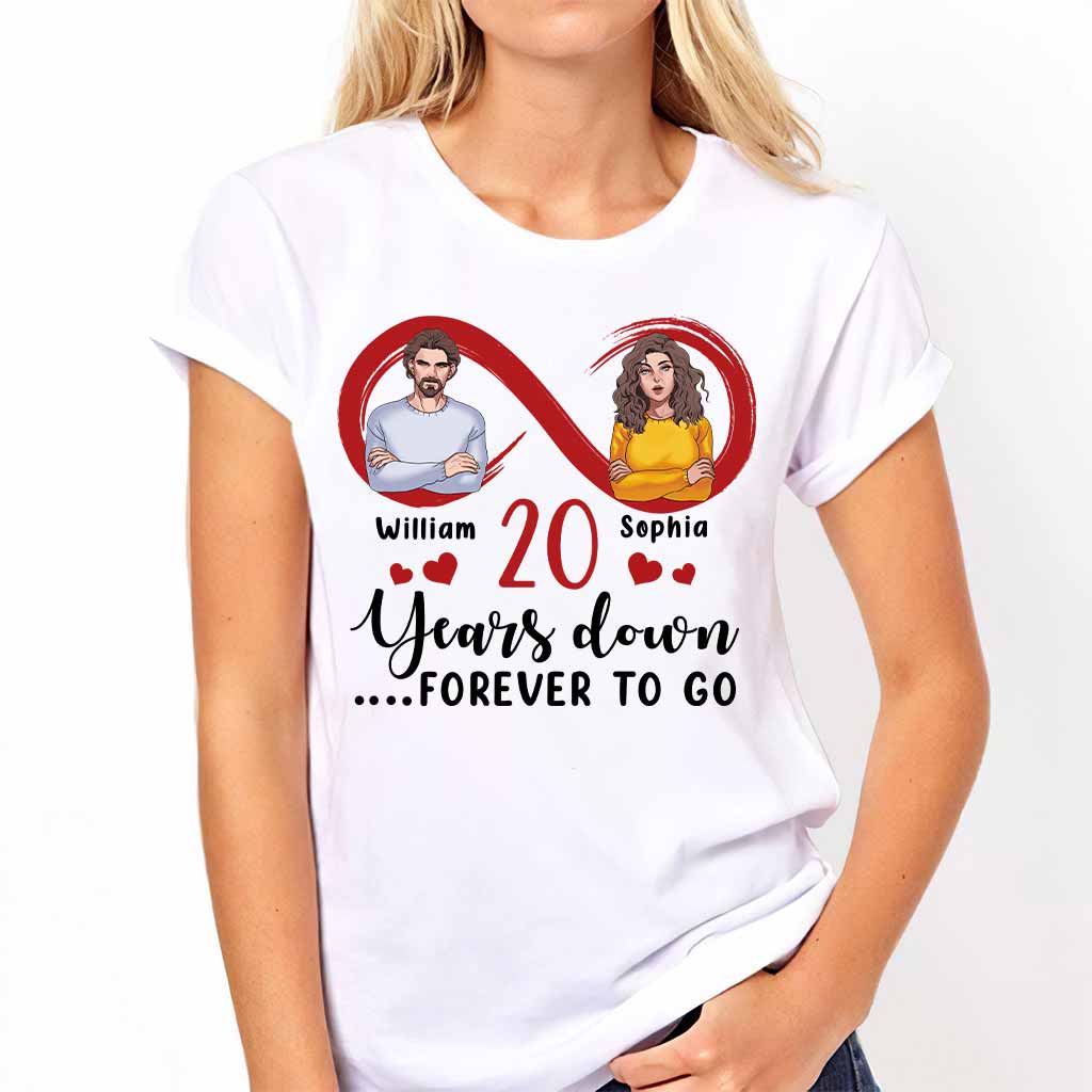 Pour toujours ensemble - T-shirt et sweat à capuche personnalisés pour couples
