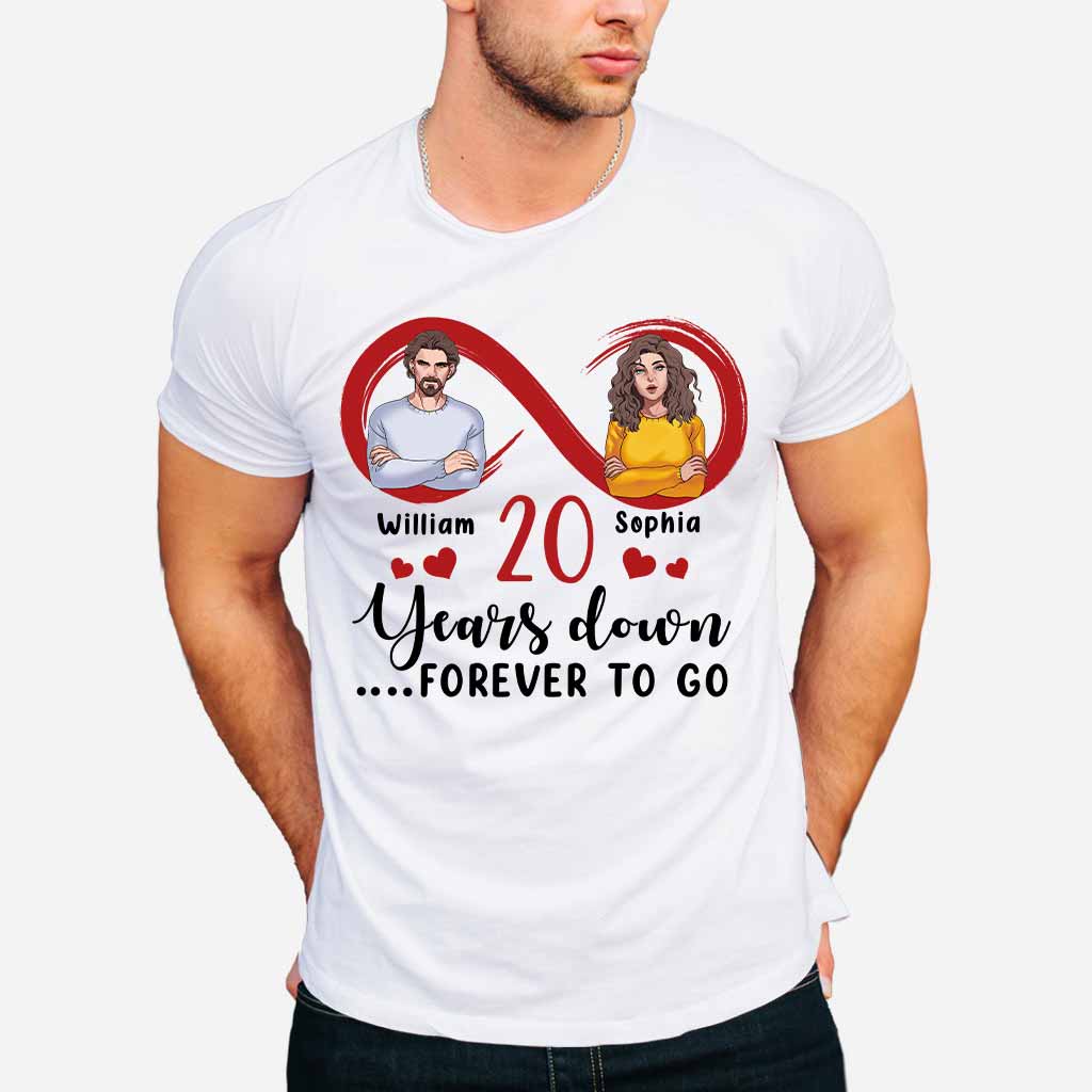 Pour toujours ensemble - T-shirt et sweat à capuche personnalisés pour couples