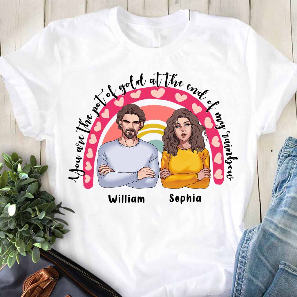Vous êtes le trésor - T-shirt et sweat à capuche personnalisés pour couples