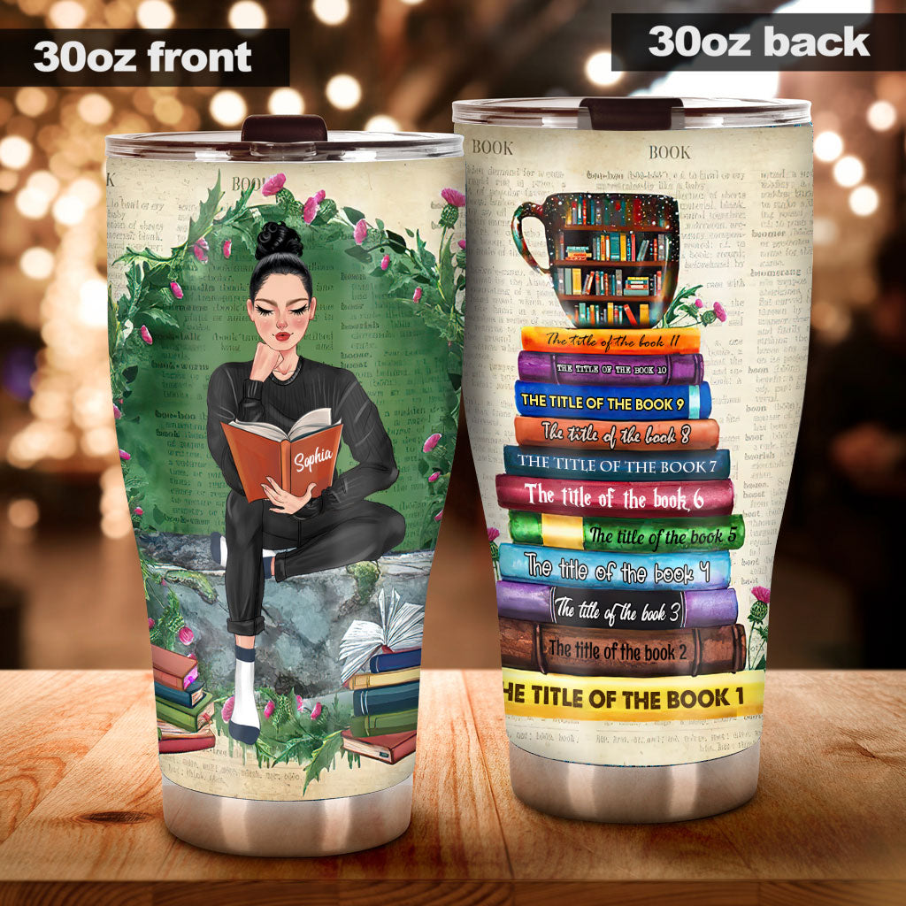 Just A Girl Who Loves Books - Personalized Book Tumbler