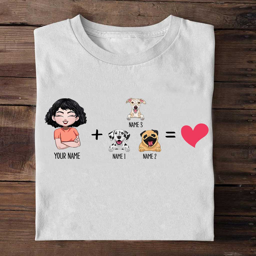 Moi avec les chiens - T-shirt et sweat à capuche personnalisés pour chiens