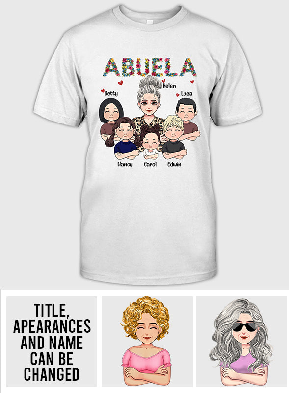 Appelez-moi simplement Mamie - T-shirt et sweat à capuche personnalisés pour la fête des mères