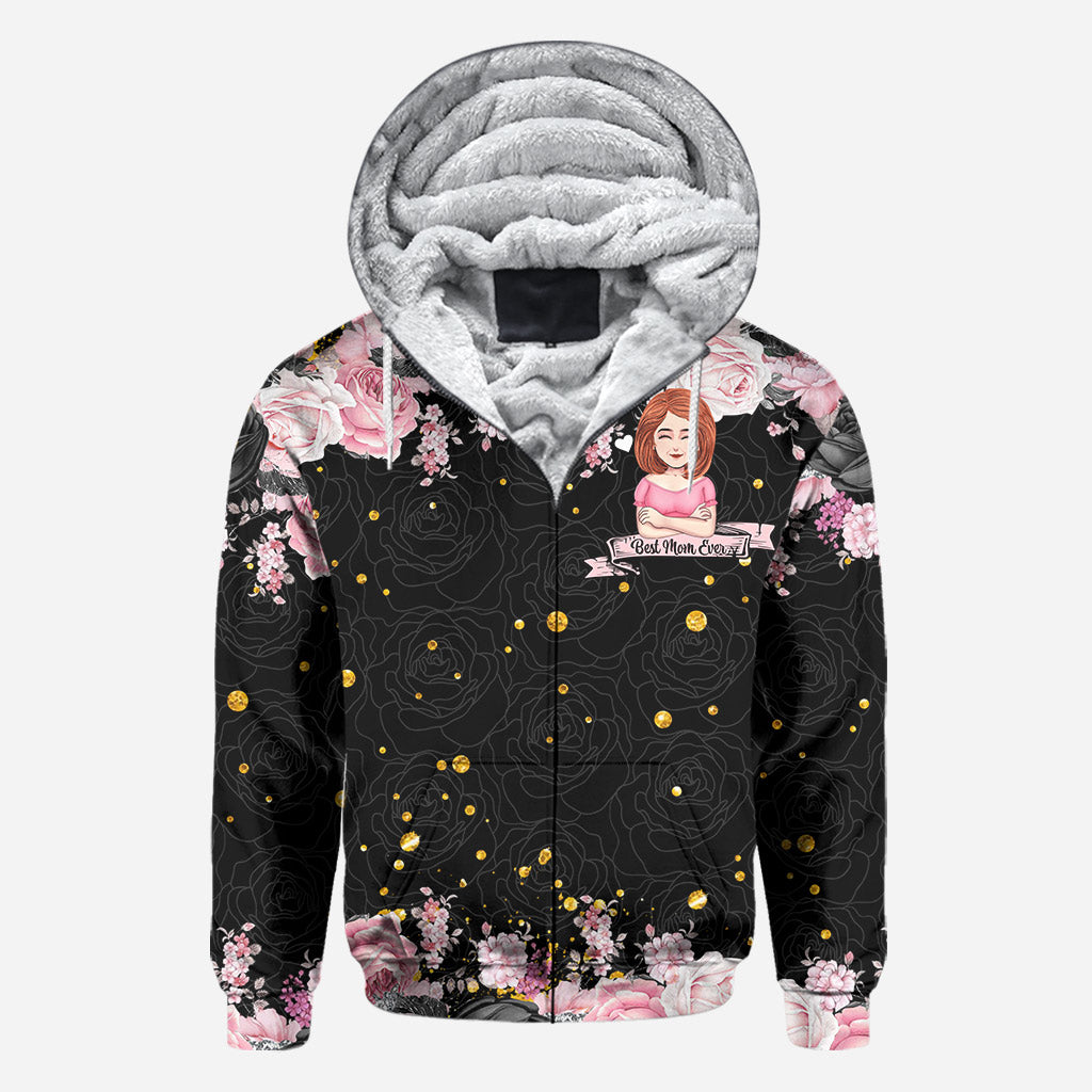 Meilleure maman du monde - T-shirt et sweat à capuche personnalisés pour la fête des mères.