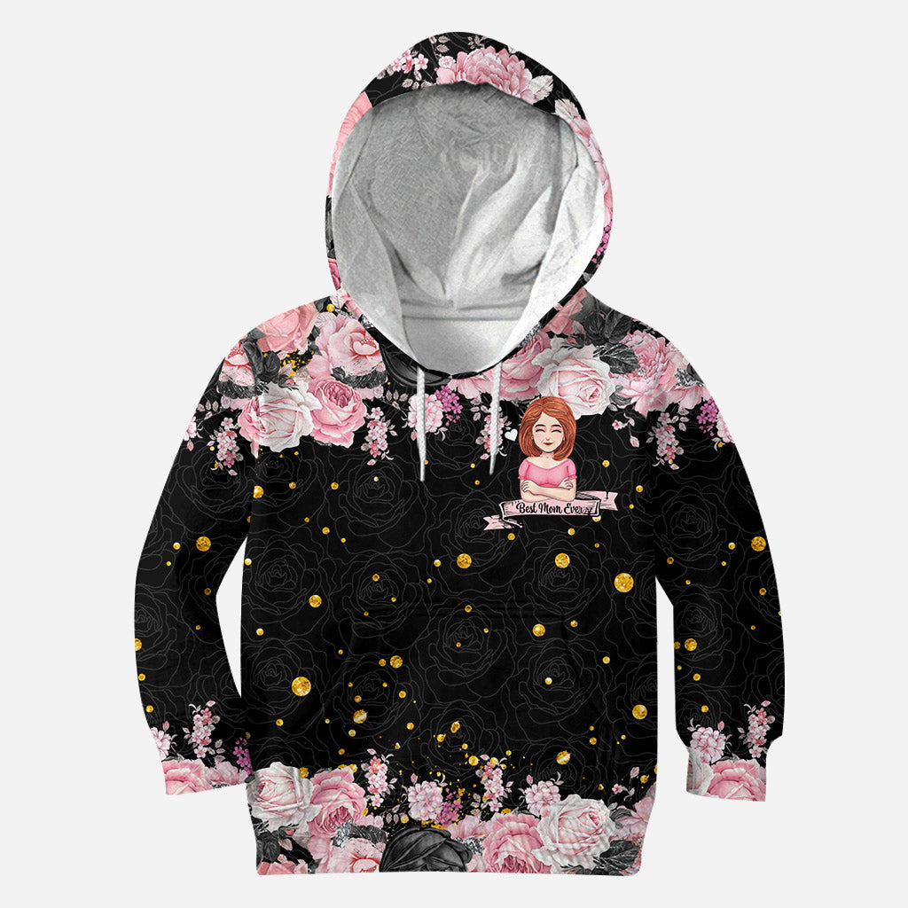 Meilleure maman du monde - T-shirt et sweat à capuche personnalisés pour la fête des mères.