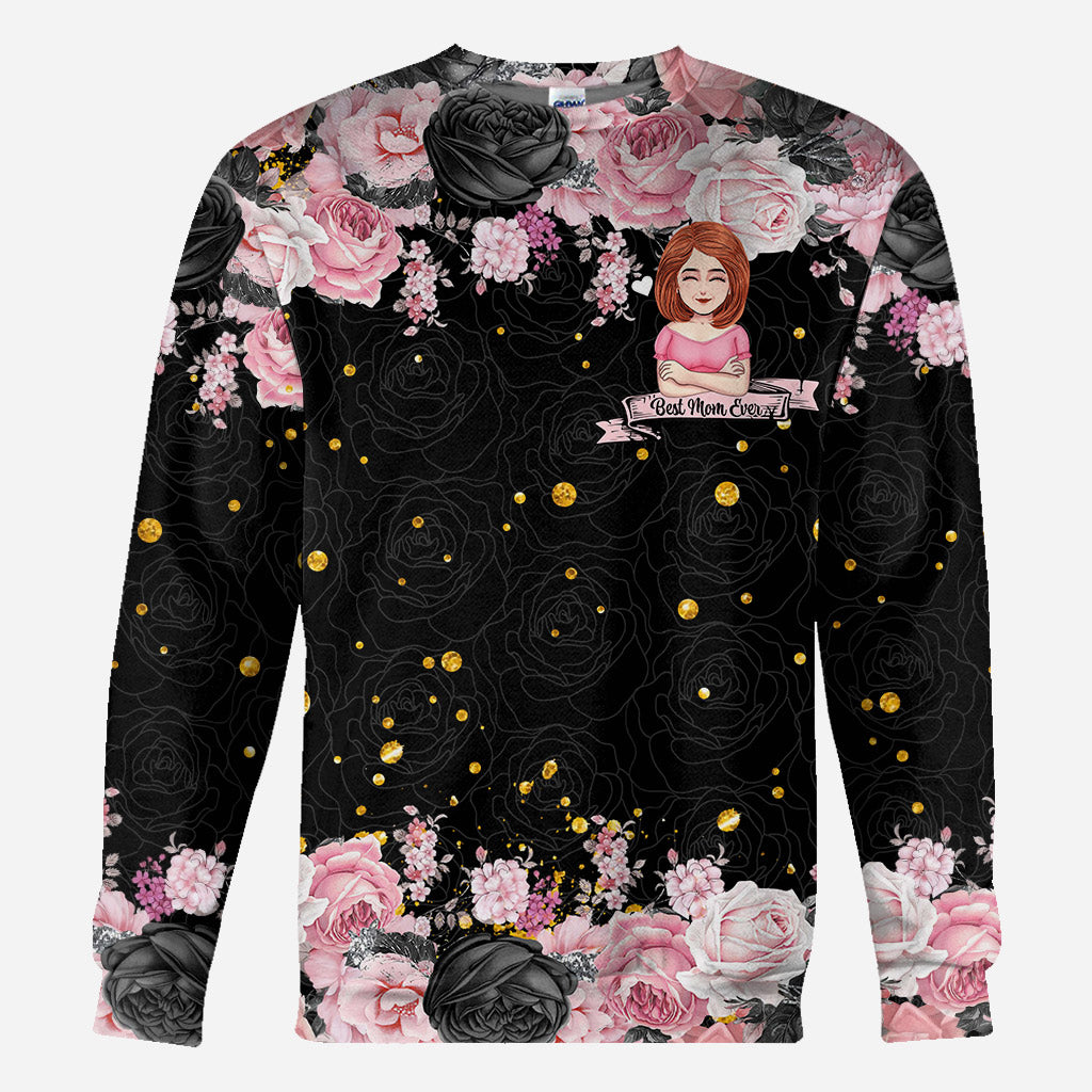 Meilleure maman du monde - T-shirt et sweat à capuche personnalisés pour la fête des mères.