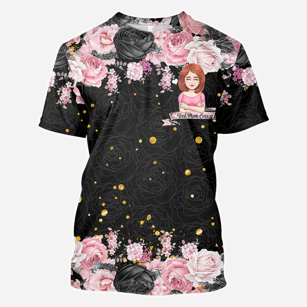 Meilleure maman du monde - T-shirt et sweat à capuche personnalisés pour la fête des mères.