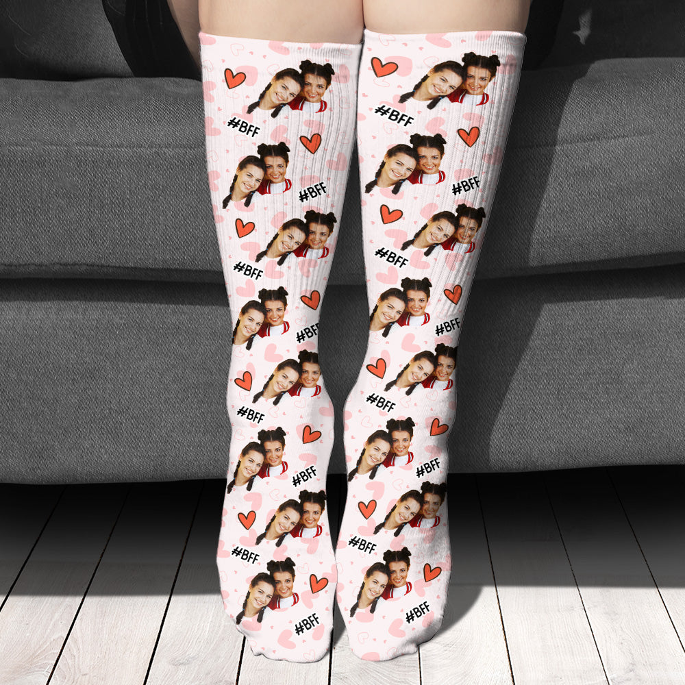 Meilleures amies pour toujours - Chaussettes personnalisées pour meilleures amies