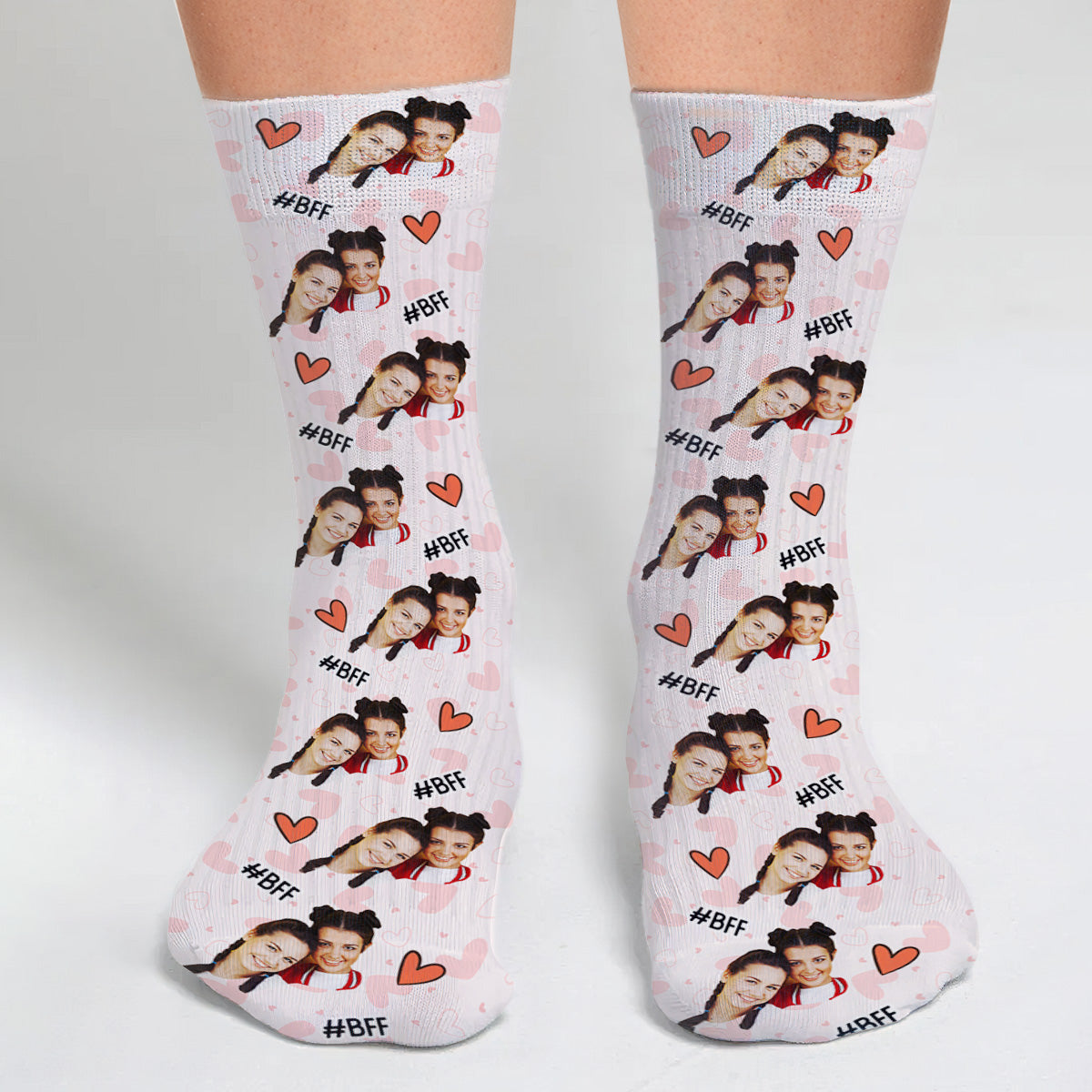 Meilleures amies pour toujours - Chaussettes personnalisées pour meilleures amies