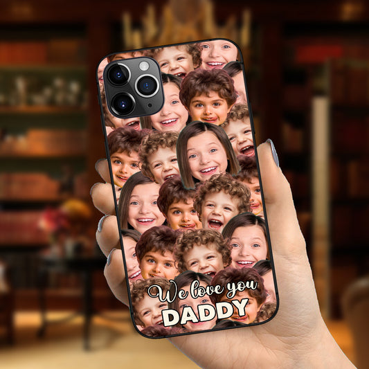 Je t'aime papa - Cadeau pour papa, grand-mère, grand-père, maman, oncle, tante, frère, sœur, fils, fille, petite-fille, petit-fils, mari, femme, petit ami, petite amie - Coque de téléphone personnalisée