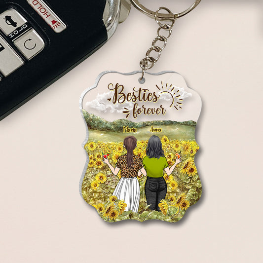 Meilleure amie pour toujours - Cadeau pour ma sœur - Porte-clés personnalisé