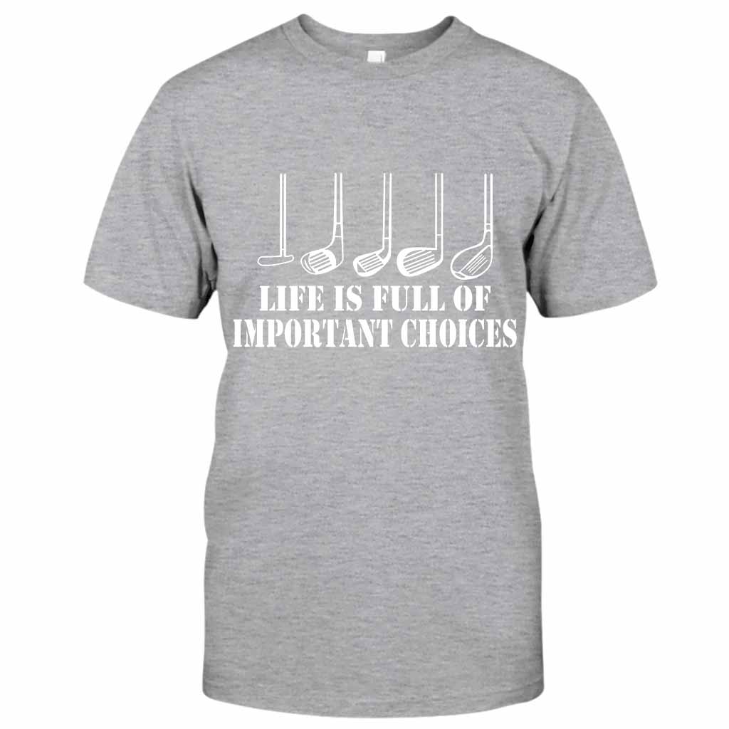 La vie est pleine - T-shirt et sweat à capuche de golf 062021