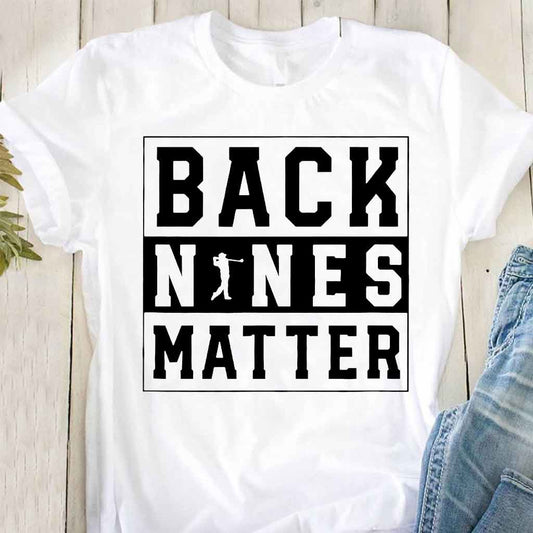 Black Nines - T-shirt et sweat à capuche de golf 062021