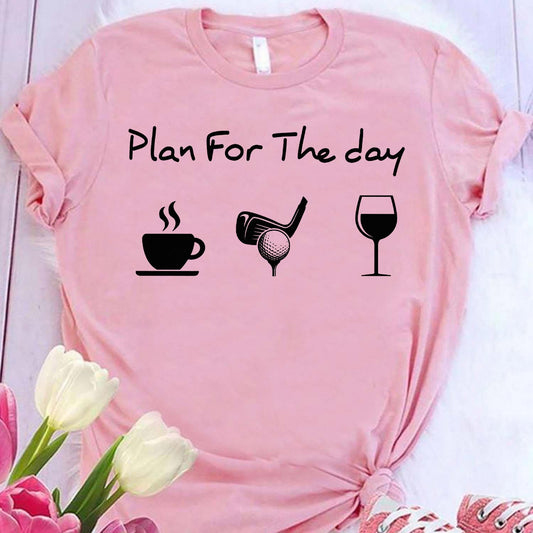 Planifiez votre journée - T-shirt et sweat à capuche de golf 062021