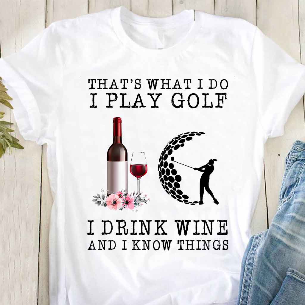 C'est ce que je fais - T-shirt et sweat à capuche de golf 062021