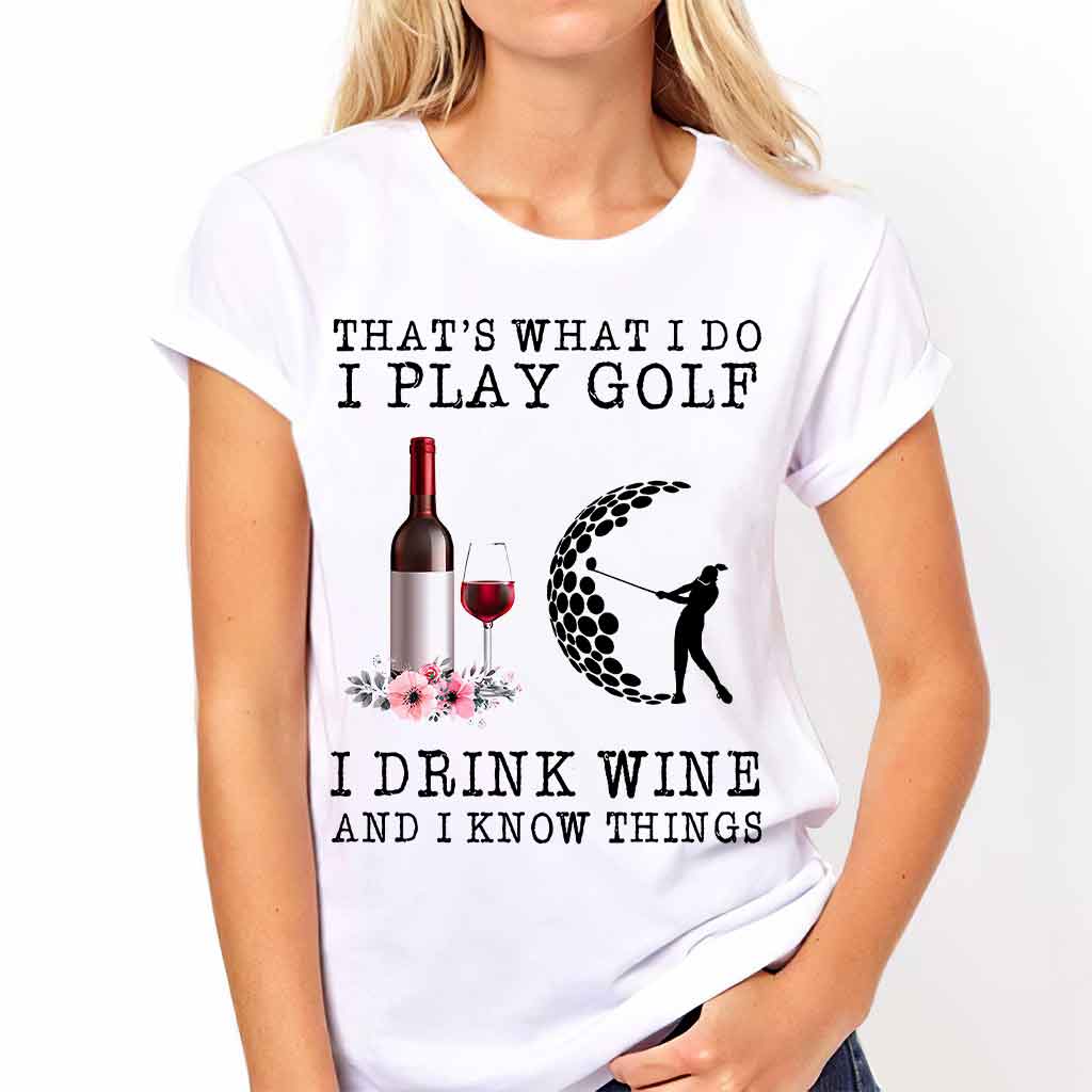 C'est ce que je fais - T-shirt et sweat à capuche de golf 062021