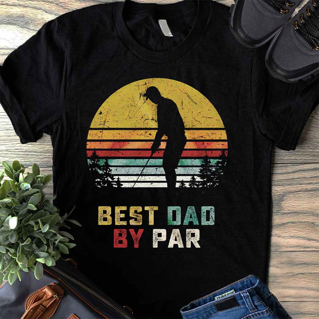 Meilleur papa - T-shirt et sweat à capuche de golf 062021