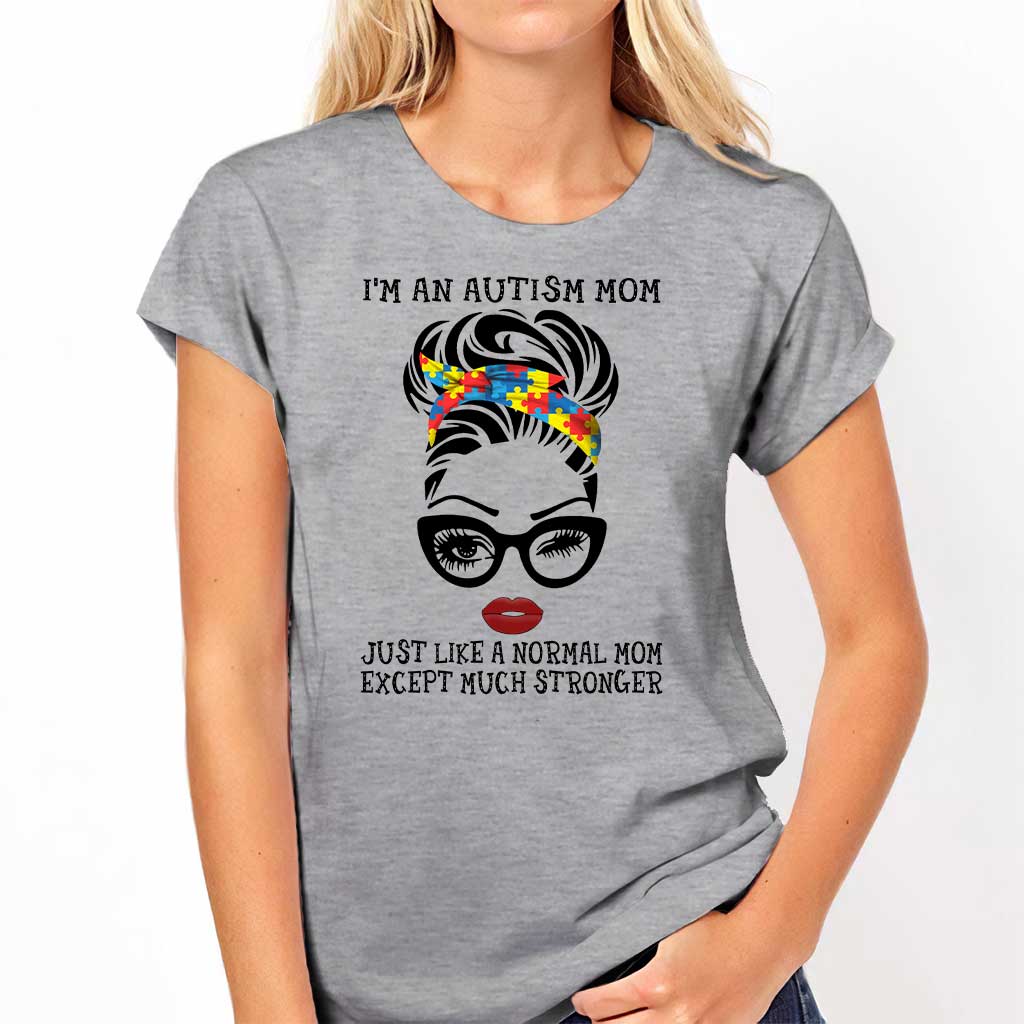 Je suis une maman d'enfant autiste - T-shirt et sweat à capuche de sensibilisation à l'autisme 062021