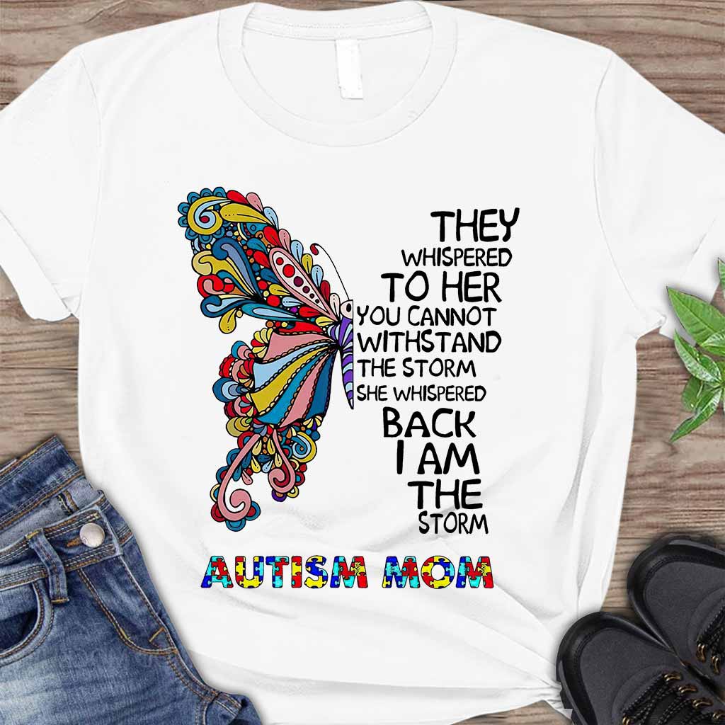 They Whispered To Her - Autism Awareness T-shirt And Hoodie 062021