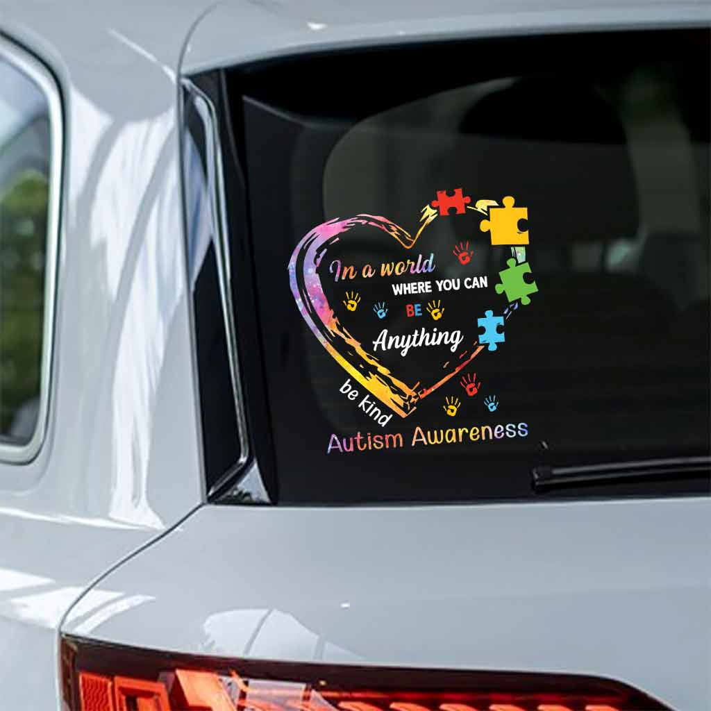 Soyez bienveillant - Autocollant de sensibilisation à l'autisme (intégral) 062021
