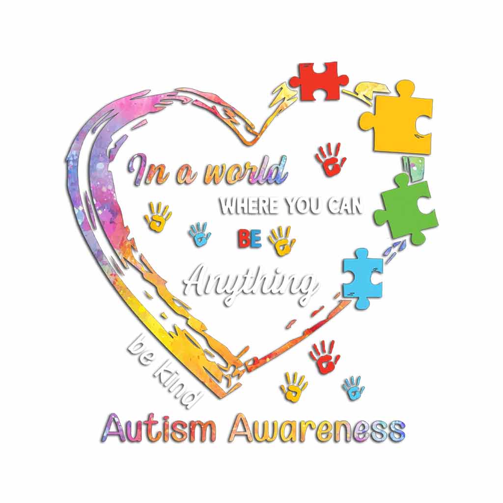 Soyez bienveillant - Autocollant de sensibilisation à l'autisme (intégral) 062021