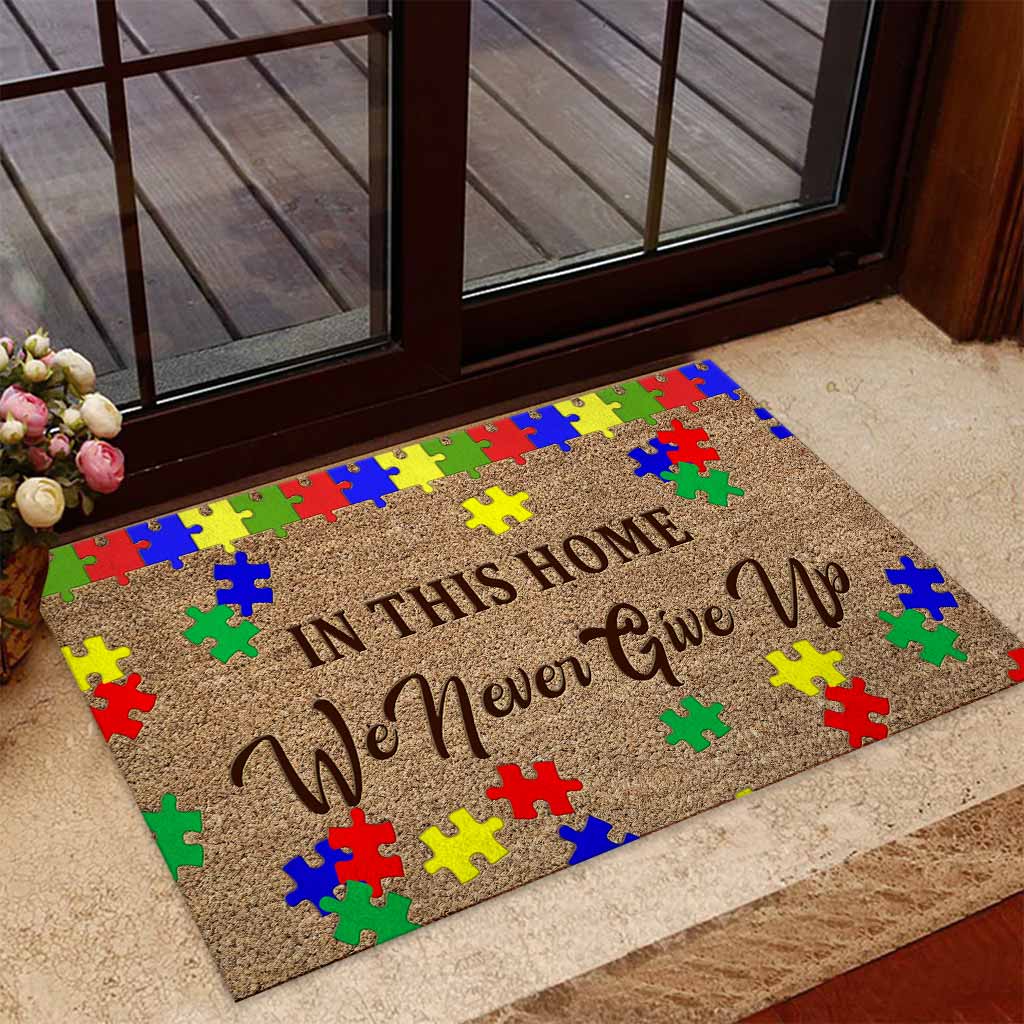 In This House - Autism Awareness Doormat 062021