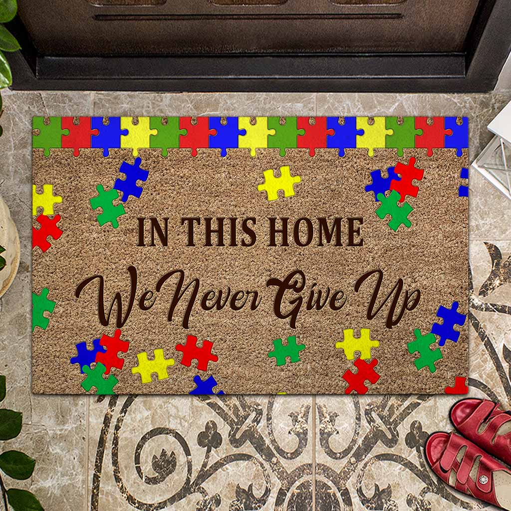 In This House - Autism Awareness Doormat 062021