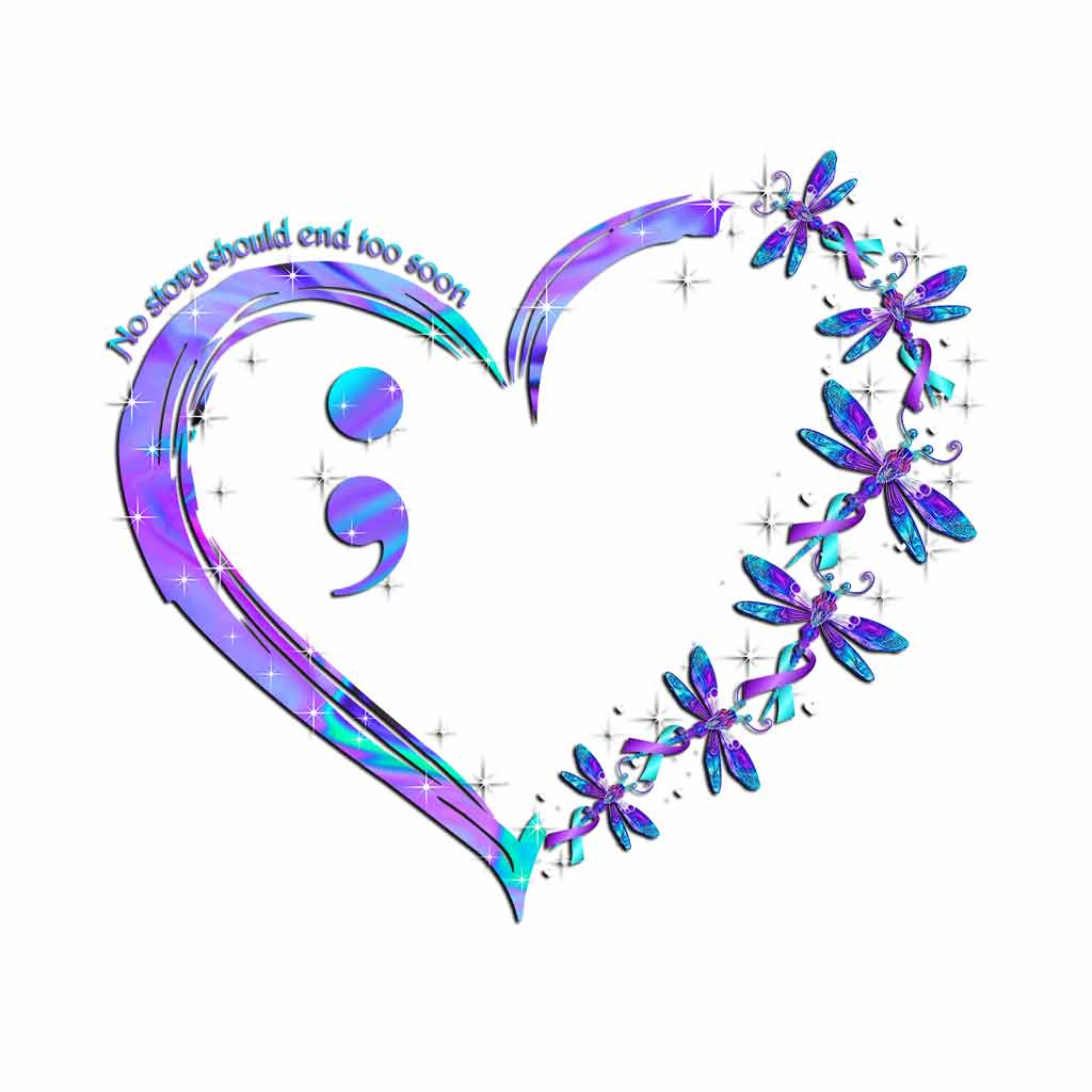 Aucune histoire ne devrait se terminer trop tôt - Autocollant de prévention du suicide (intégral) 062021