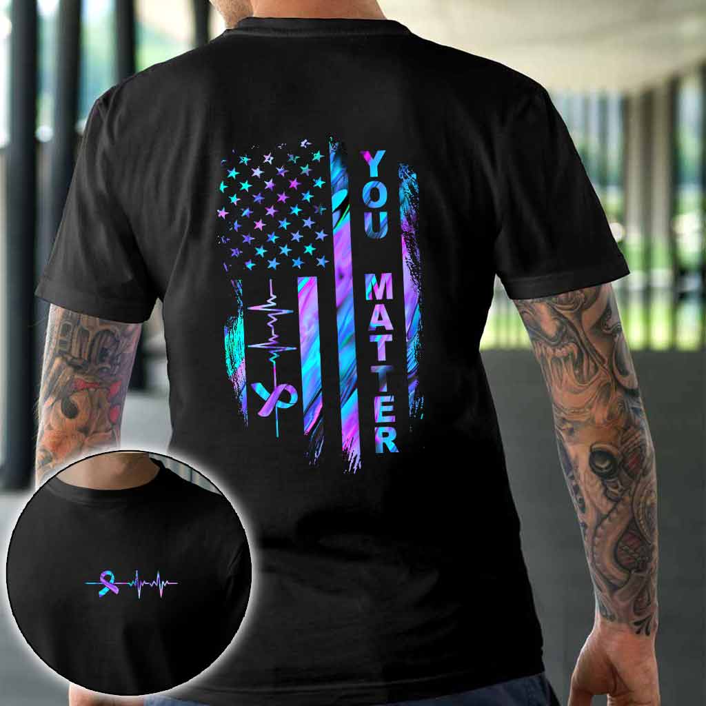 T-shirt et sweat à capuche avec drapeau de prévention du suicide 062021