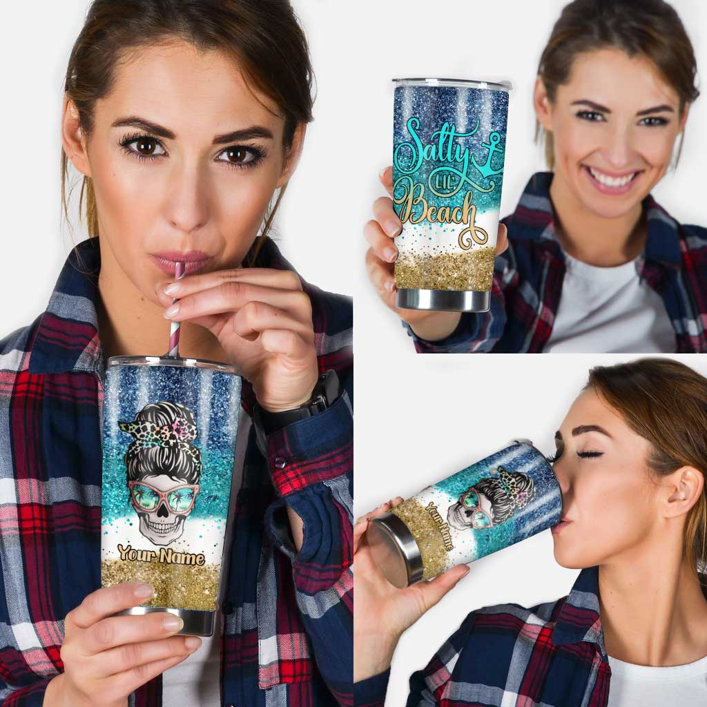 Salty Lil' Beach - Gobelet personnalisé pour les amoureux de la mer