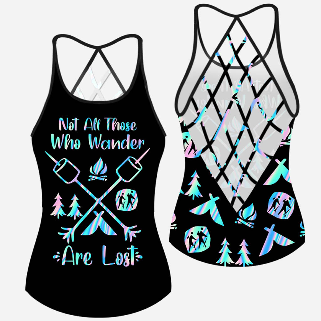 Tous ceux qui errent ne sont pas perdus - Débardeur Camping Cross