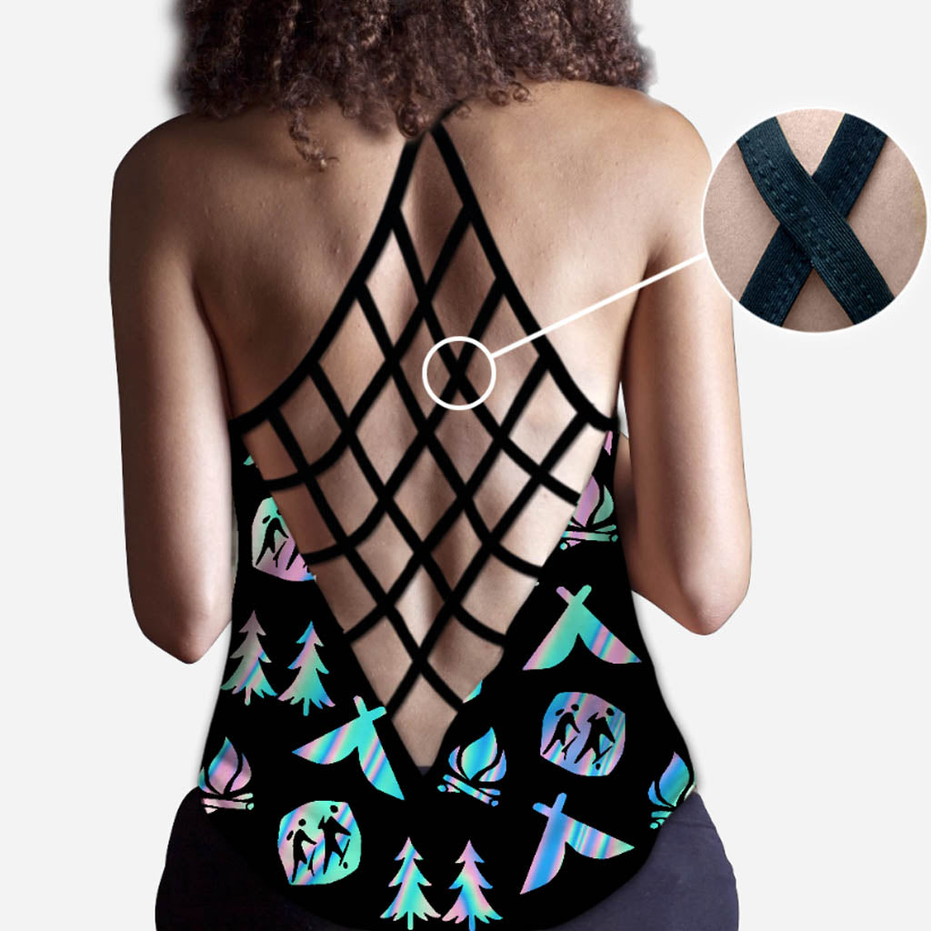 Tous ceux qui errent ne sont pas perdus - Débardeur Camping Cross