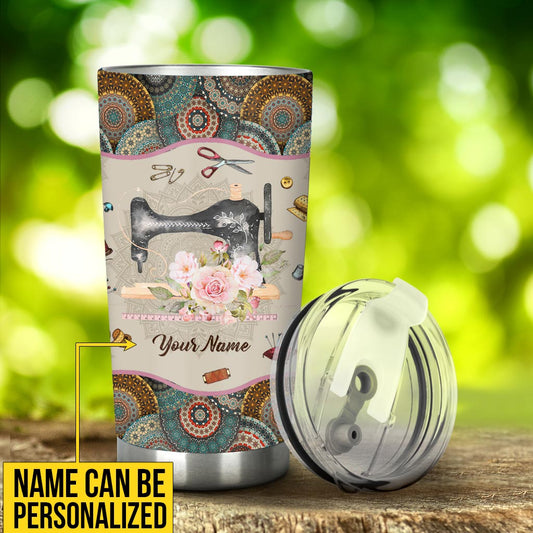 Dans mon monde de rêve, couture et patchwork en tissu - Gobelet personnalisé