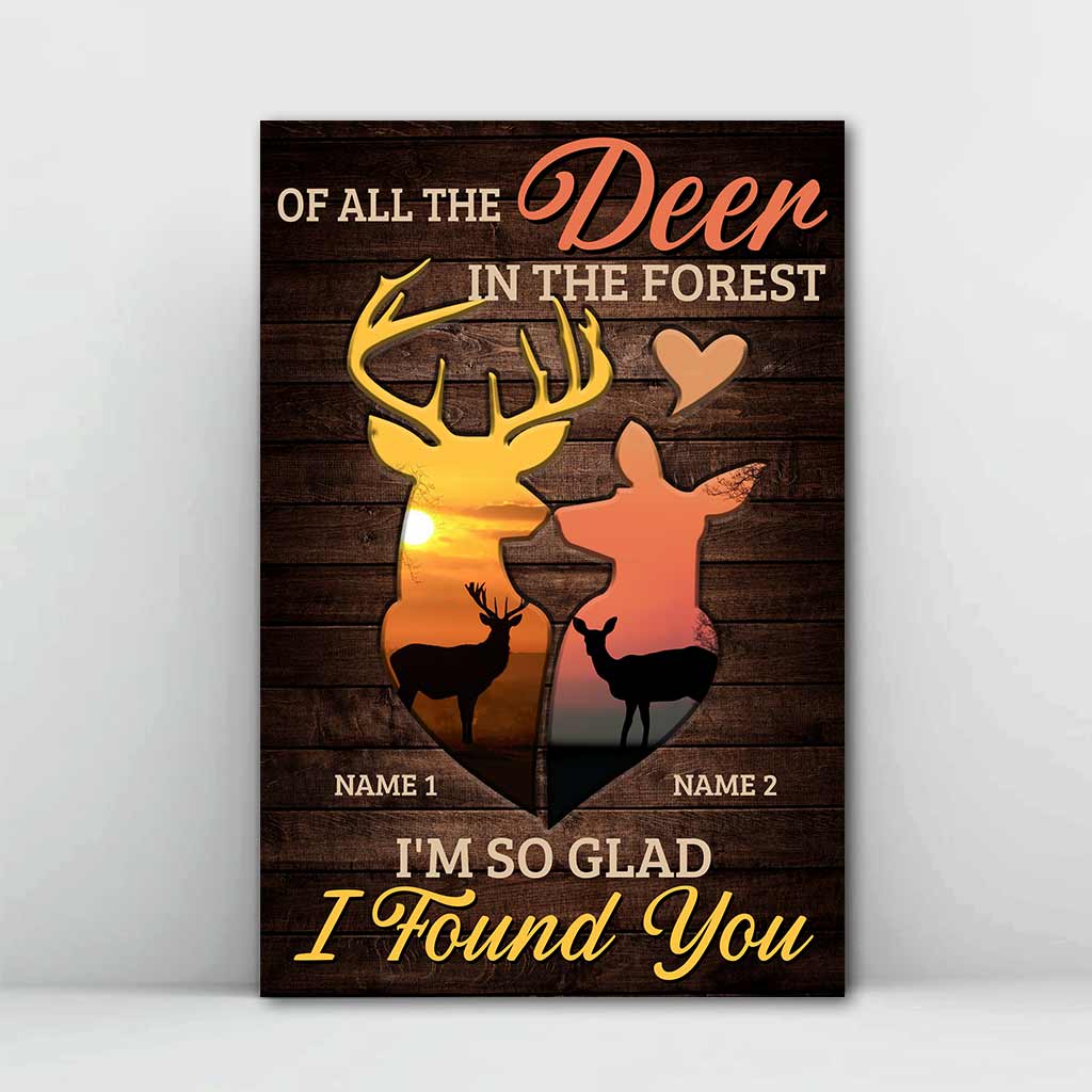 De tous les cerfs de la forêt - Affiche de chasse personnalisée