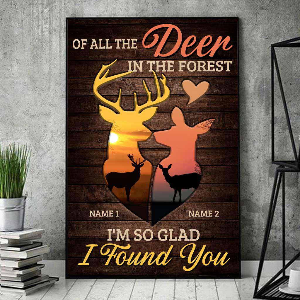 De tous les cerfs de la forêt - Affiche de chasse personnalisée