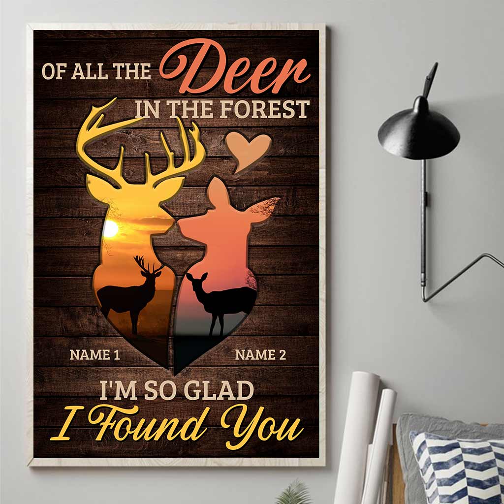 De tous les cerfs de la forêt - Affiche de chasse personnalisée