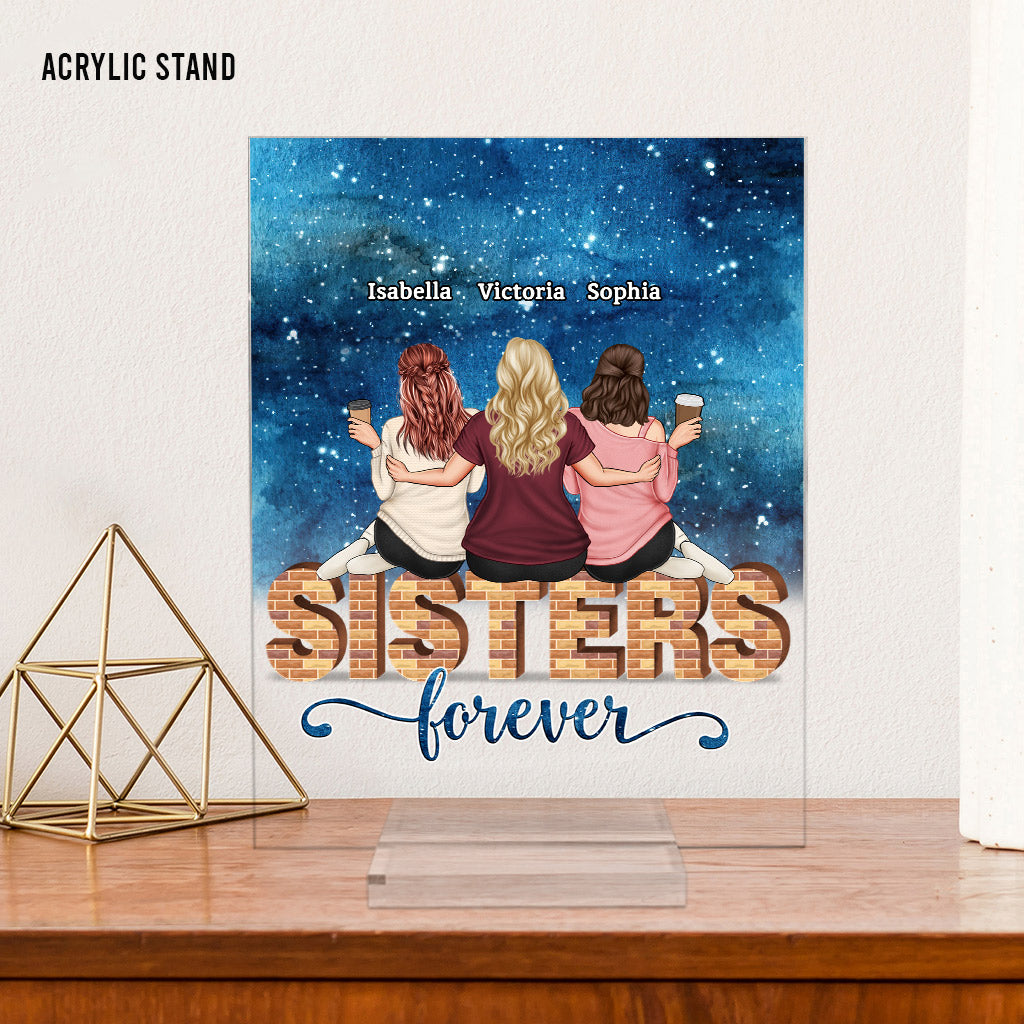 Bestie Forever - Personalized Bestie Transparent Acrylic Plaque