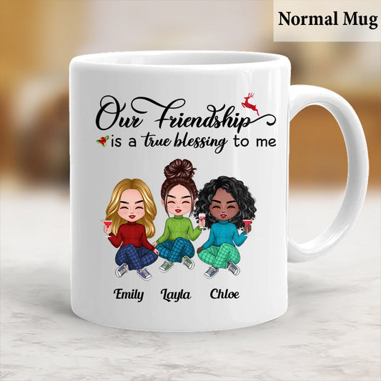 Notre amitié - Mug personnalisé pour meilleure amie
