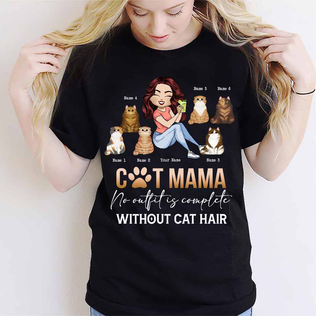 Cat Mama - Personalized T-shirt and Hoodie
