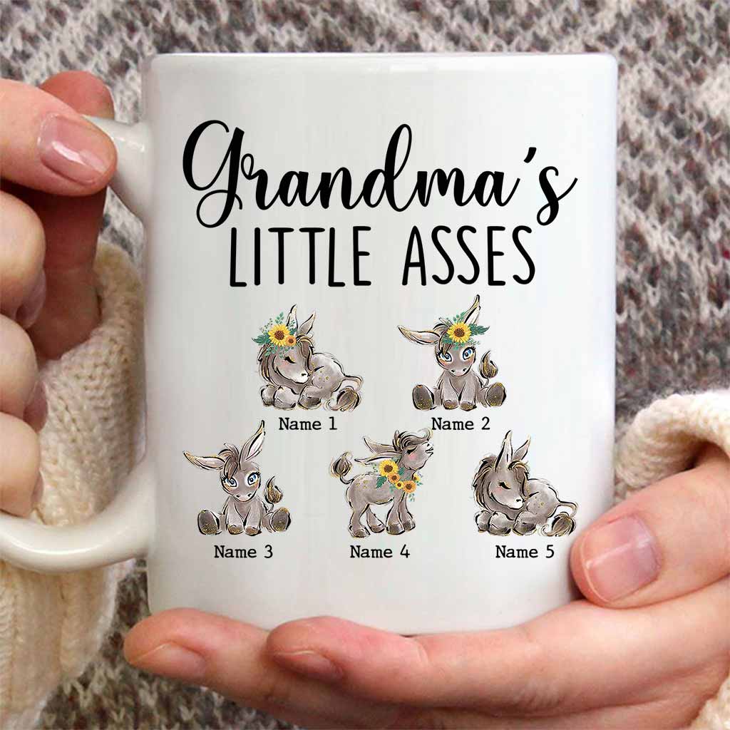 Les petits trésors de grand-mère - Mug personnalisé pour la fête des mères
