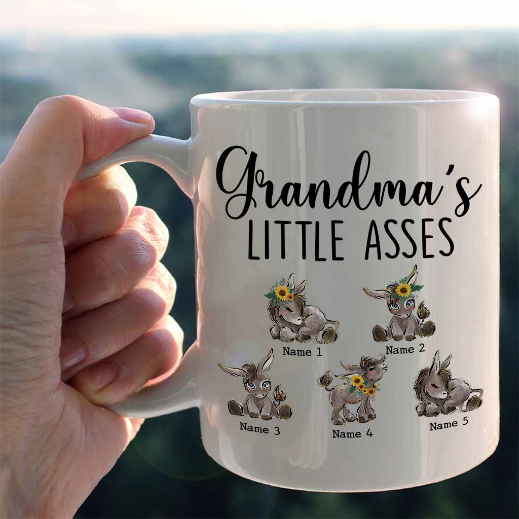 Les petits trésors de grand-mère - Mug personnalisé pour la fête des mères