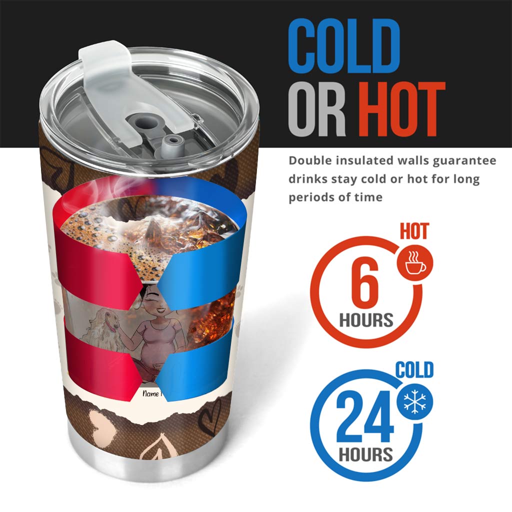 Only The Best Fur Mama - Personalized Dog Tumbler