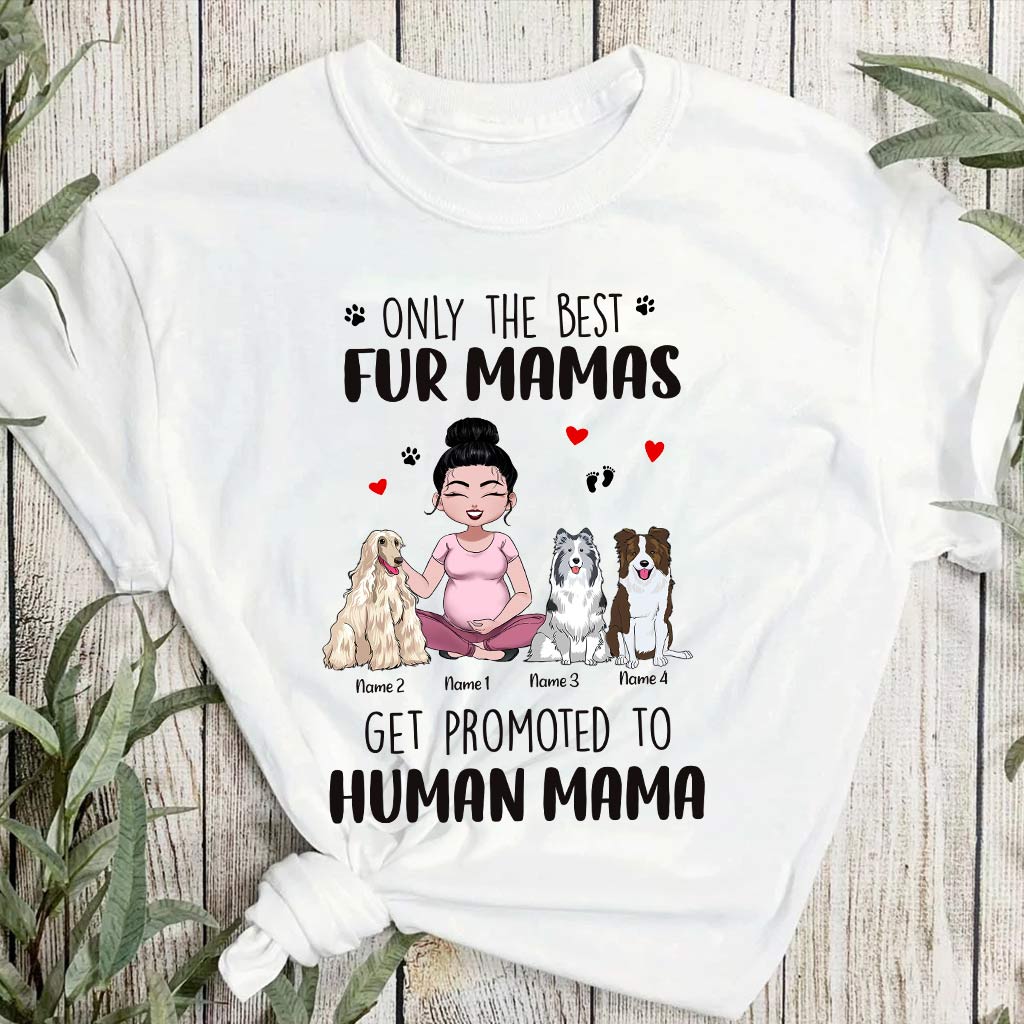 Seule la meilleure maman à fourrure - T-shirt et sweat à capuche personnalisés pour chien