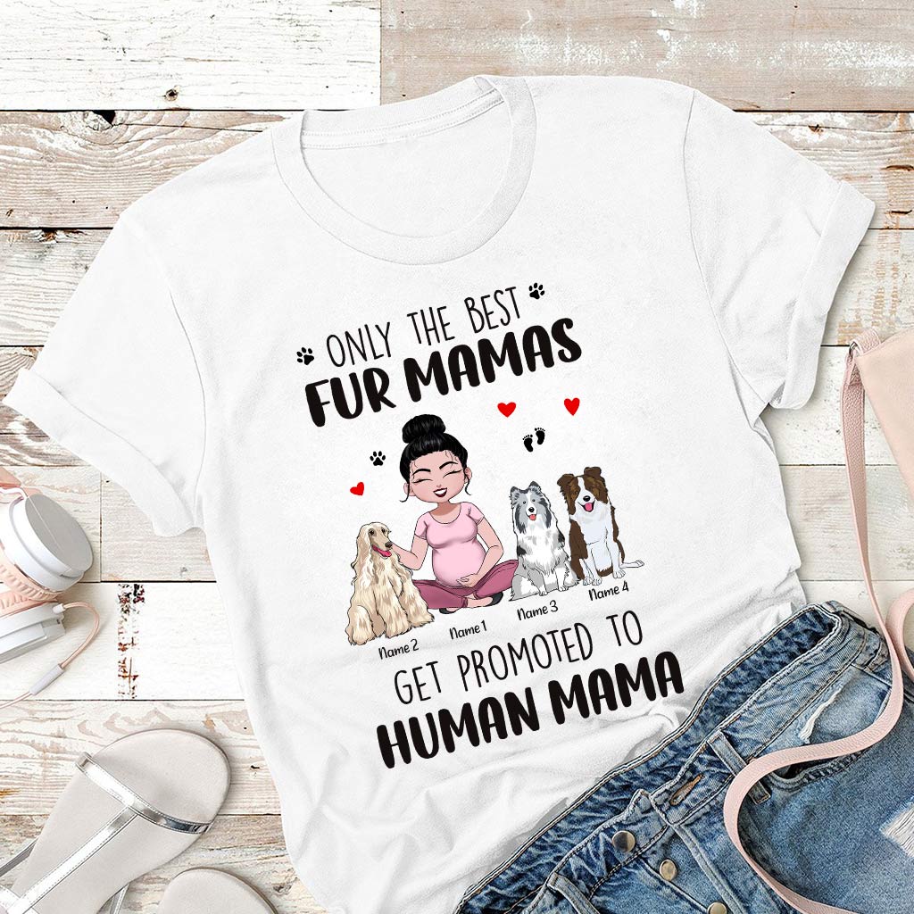 Seule la meilleure maman à fourrure - T-shirt et sweat à capuche personnalisés pour chien