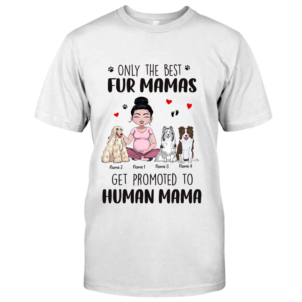 Seule la meilleure maman à fourrure - T-shirt et sweat à capuche personnalisés pour chien