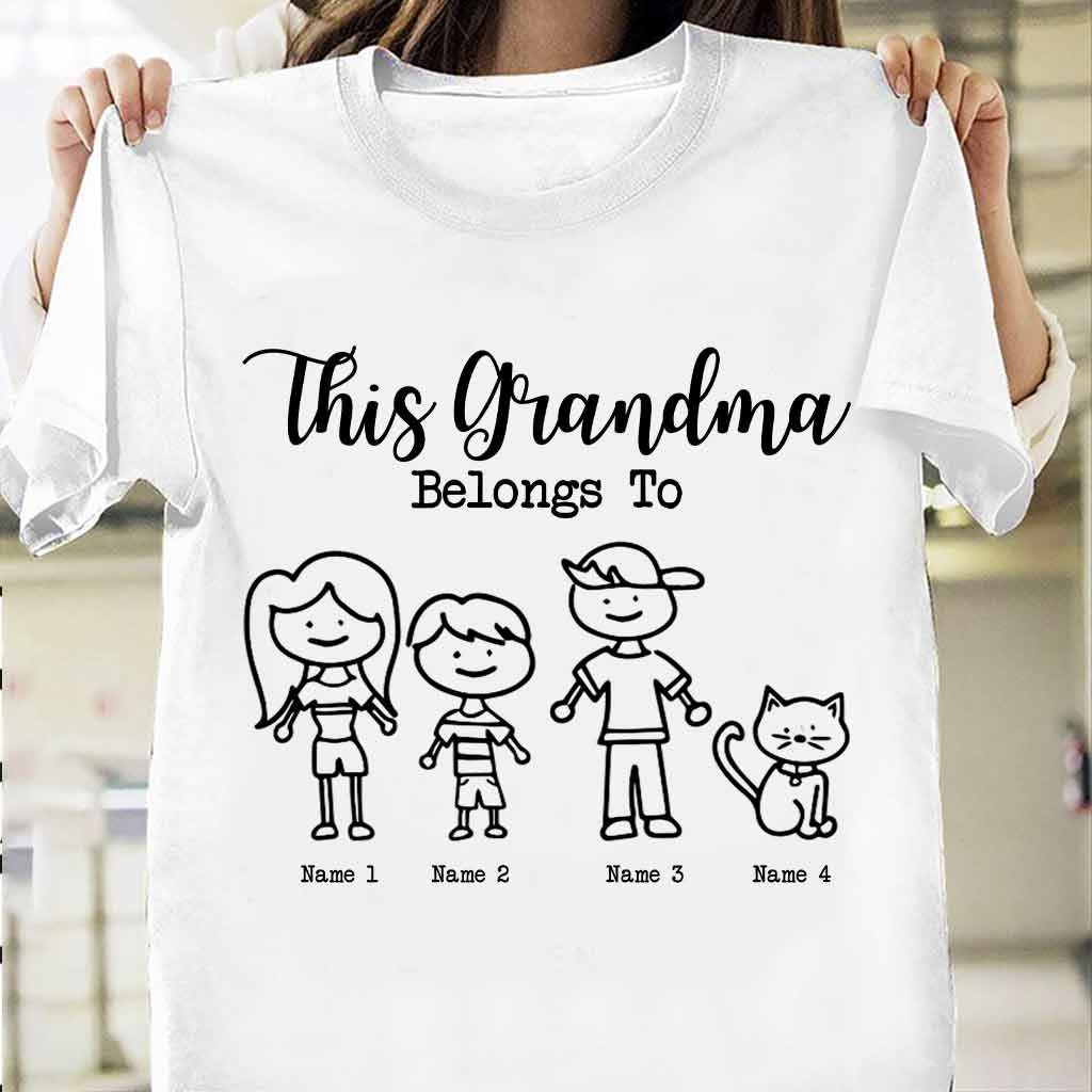 Cette grand-mère appartient à - T-shirt et sweat à capuche personnalisés pour grand-mère
