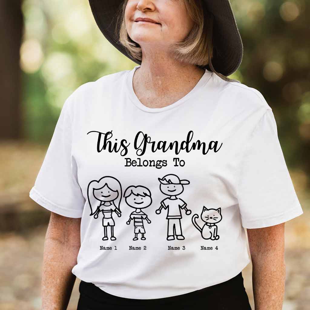 Cette grand-mère appartient à - T-shirt et sweat à capuche personnalisés pour grand-mère
