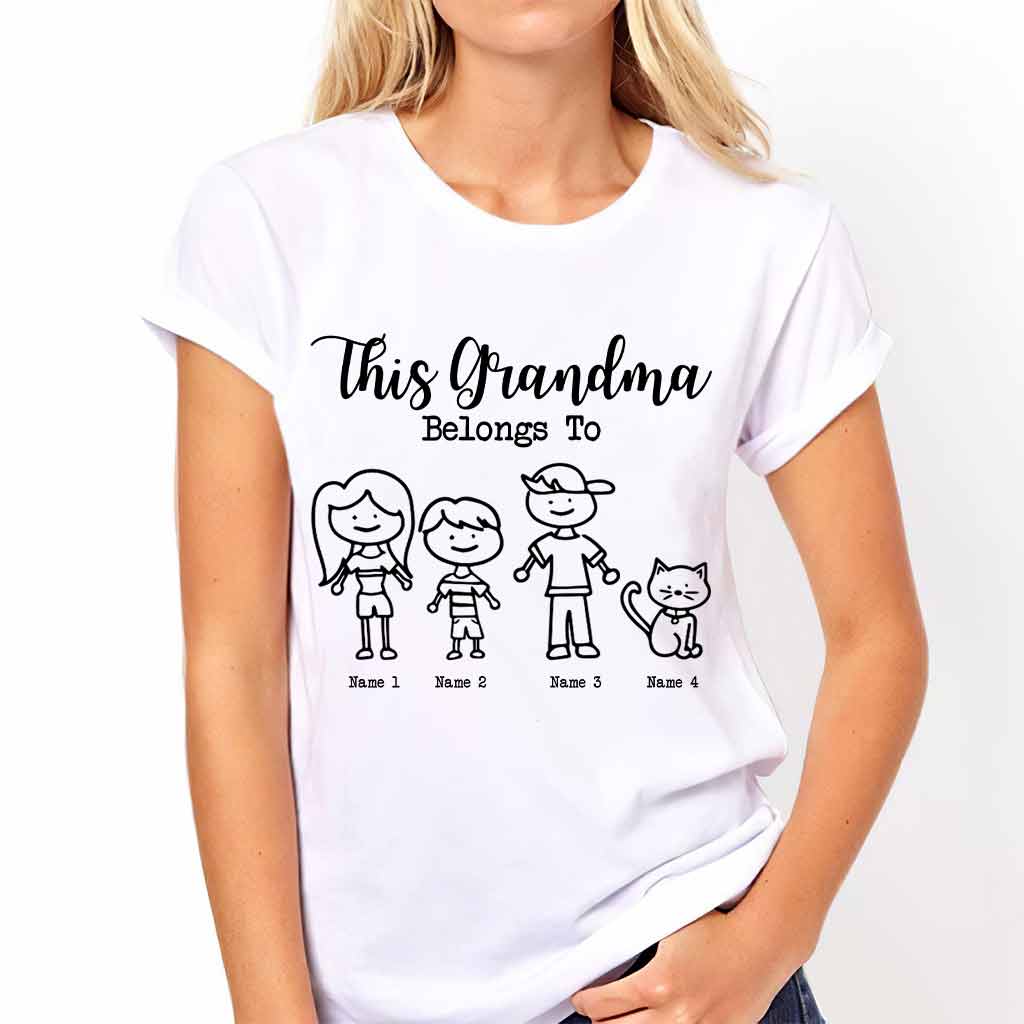 Cette grand-mère appartient à - T-shirt et sweat à capuche personnalisés pour grand-mère