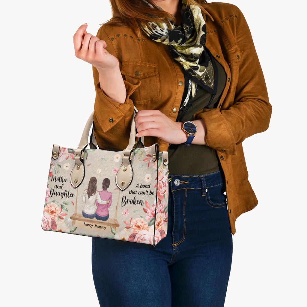 Je dois dire - Sac à main en cuir personnalisé pour la fête des mères