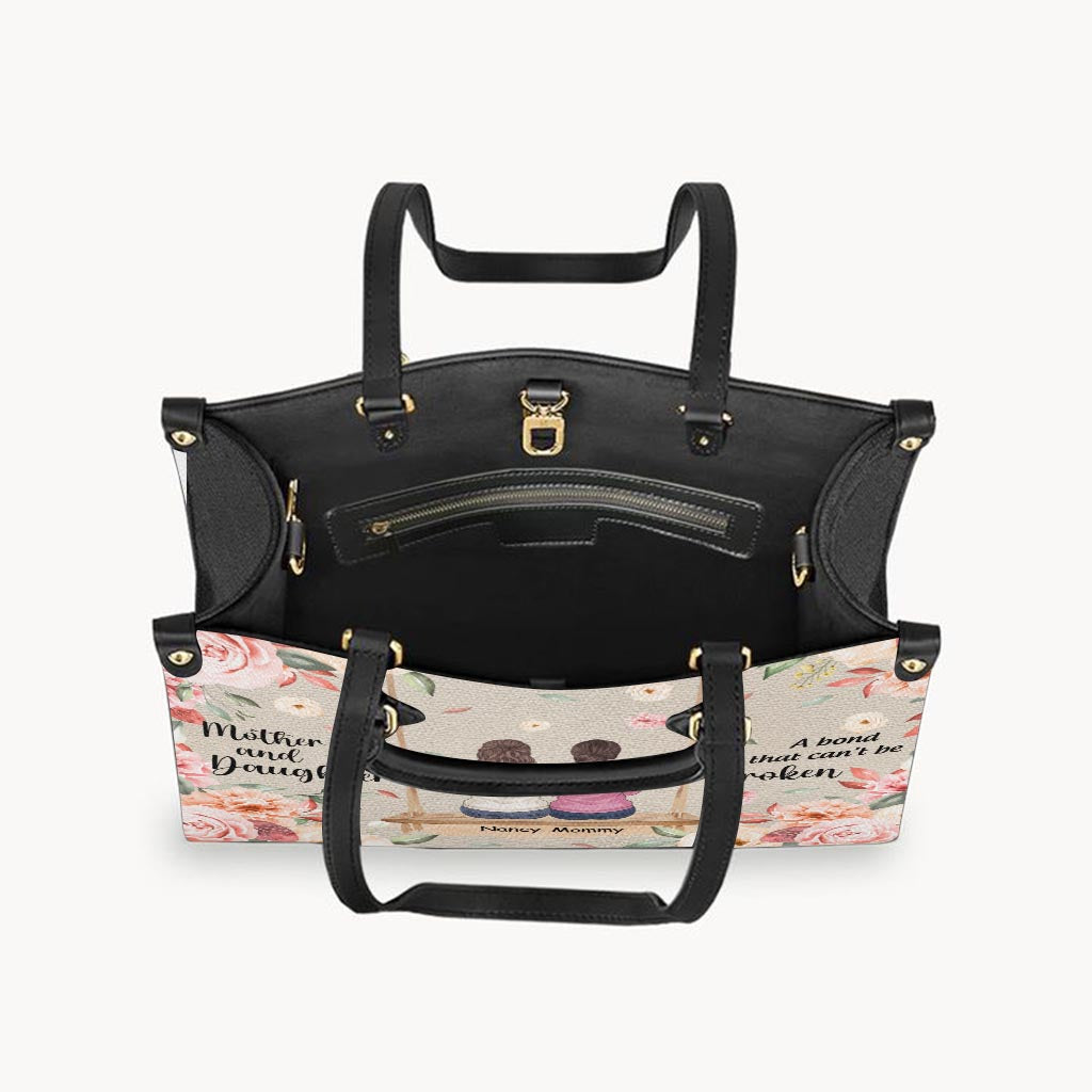 Je dois dire - Sac à main en cuir personnalisé pour la fête des mères