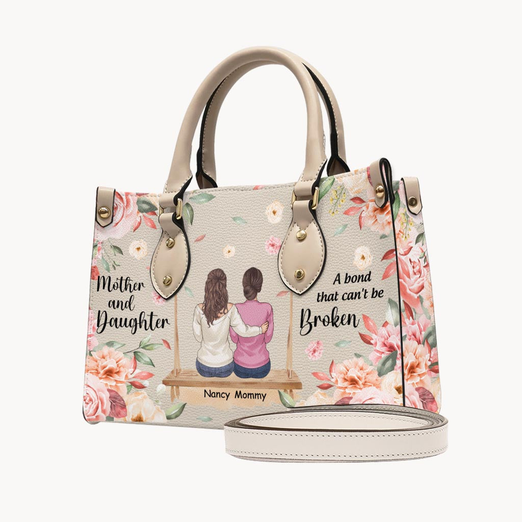 Je dois dire - Sac à main en cuir personnalisé pour la fête des mères